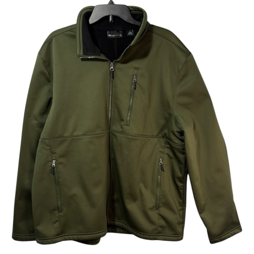 Swiss Tech Jacket‎ Green Wind/Water Resistant Size XL EUC